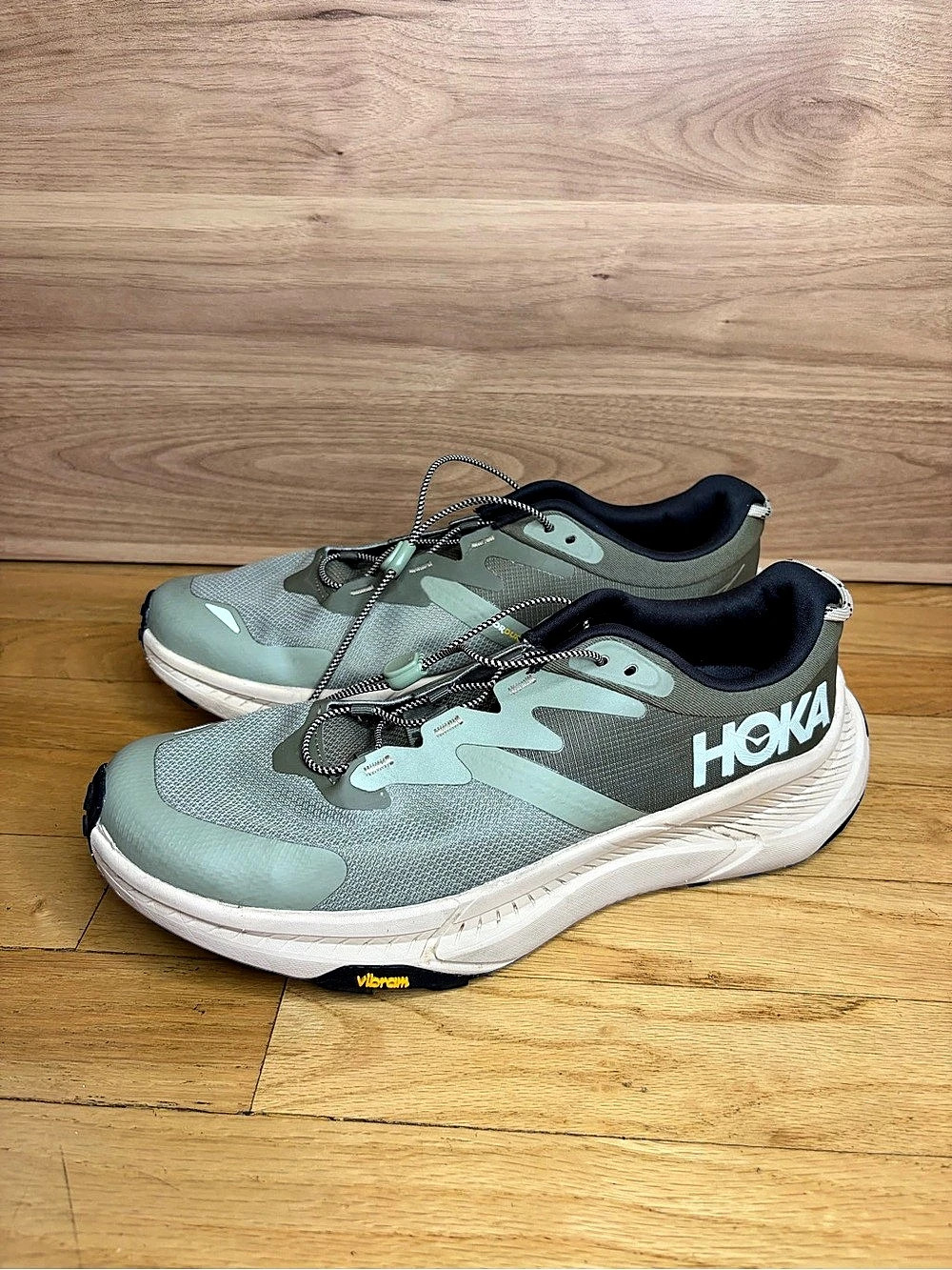 Hoka Transport Green Men's Sneakers - Size 10